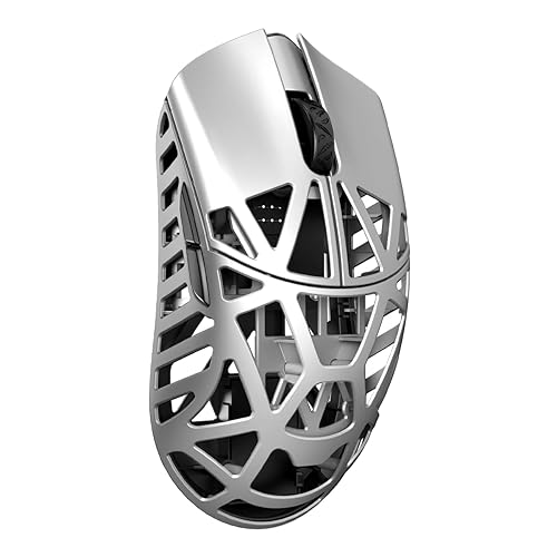 MK x WLMOUSE Beast X Max Wireless 8K Mouse (OM Opticals, Metallic Silver)