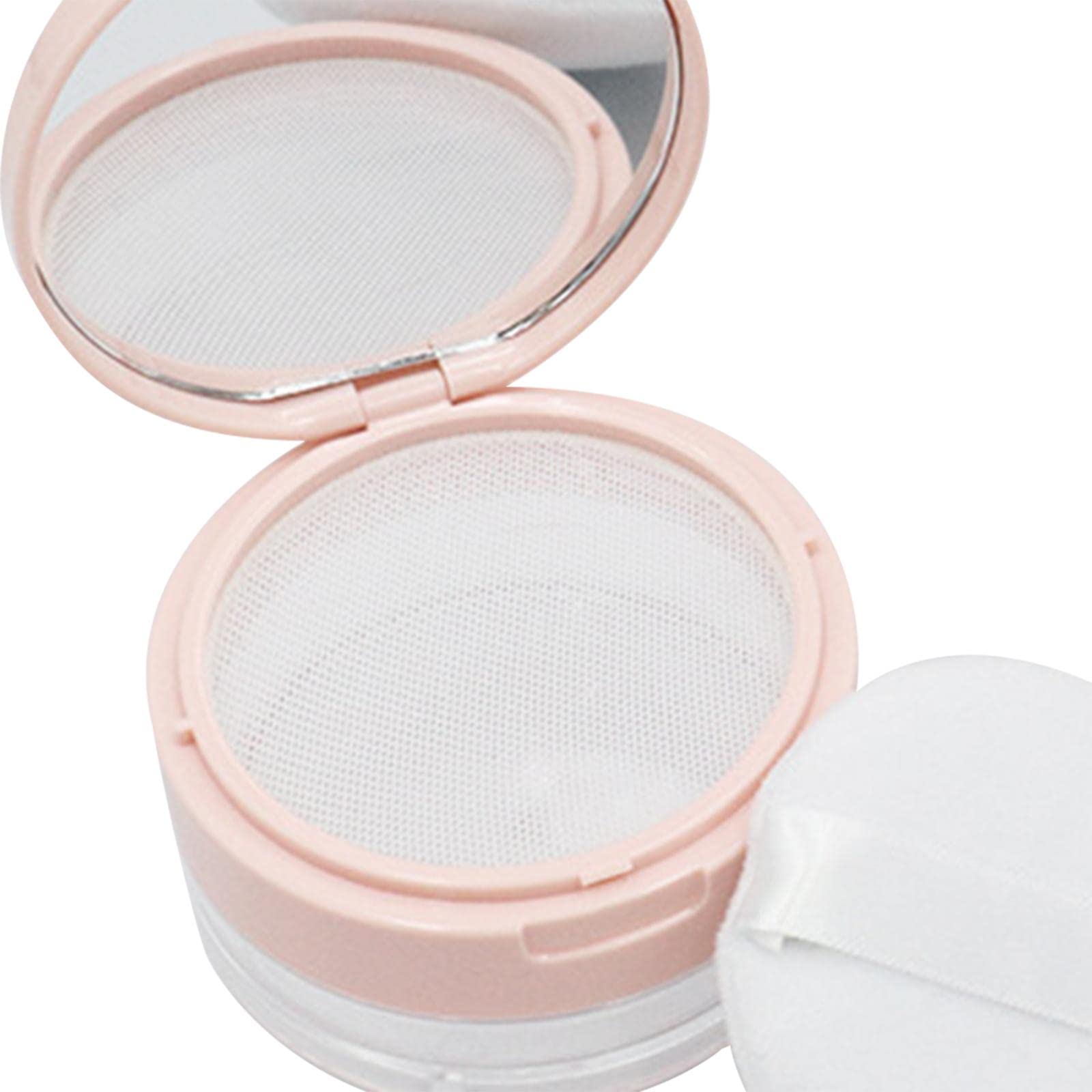 Bnf® Makeup Powder Container Powder Box 20G Flip Lid Refillable Cosmetic Jar Pink Big Net Sifter Health & Beauty Makeup Face Face Powder-image-20