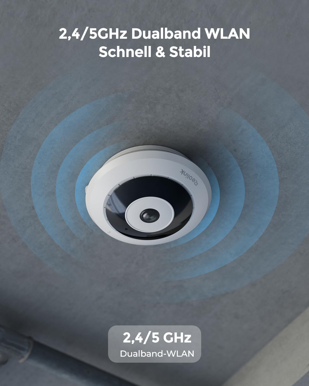 Reolink FE-W - Fisheye WiFi 360° binnen camera dé specialist in IP -beveiligingscamera's