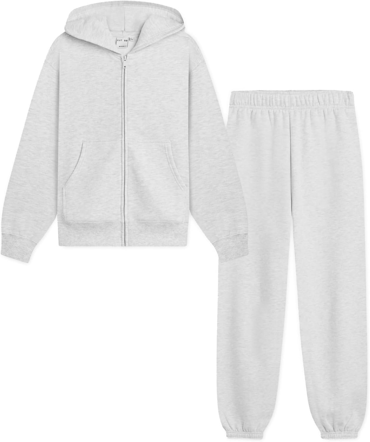 KUT & SO Womens Sweatsuits – Oversized Track Suit 2-Piece Set Includes Zip Hoodie and High-Rise Sweatpants