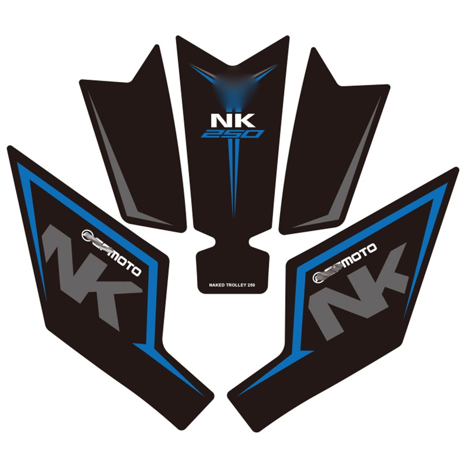Protecteur de réservoir CFMOTO 250NK autocollant antidérapant et imperméable
