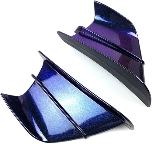 motorcycle windshield Motorcycle Winglet Aerodynamic Wing Kit Spoiler Compatible with KAWASAKI Ninja H2 H2R Compatible with Compatible with