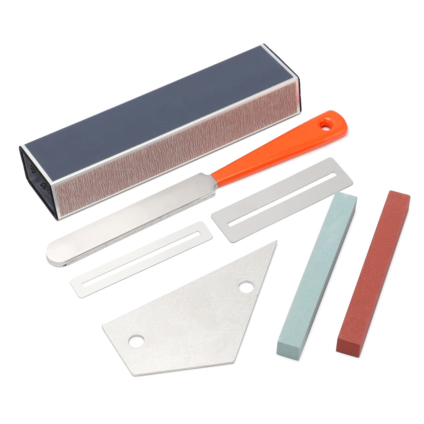 Kit Strumenti Liutaio Per Chitarra - Lima Tasti, Guarnizioni, Bilanciere E Mole Per Manutenzione Fai Da Te - Foto 4