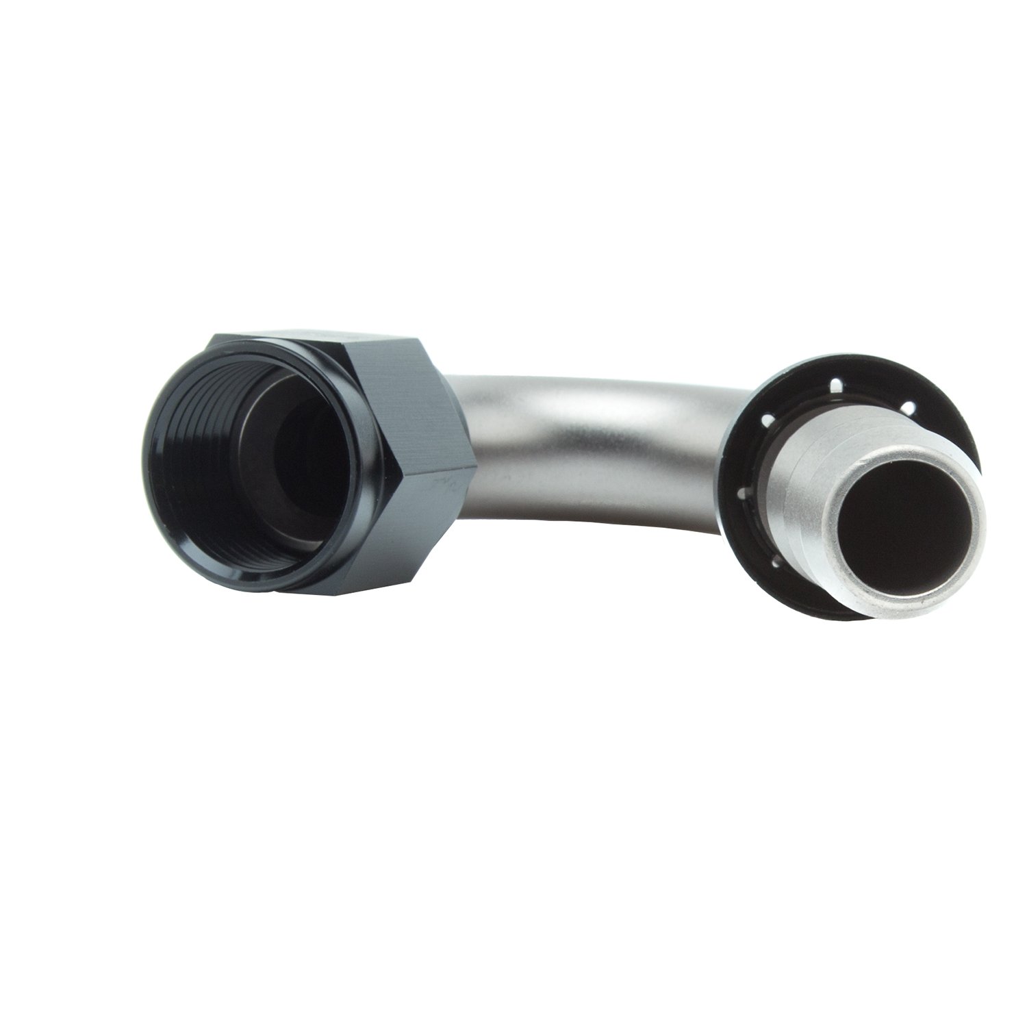 Setrab 22-AN10PL10-150 SUSA AN Push Lock Hose End AN10-10, 150 Degree Angle