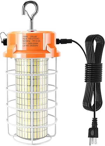 Luz de trabajo temporal LED de 110 W 16500 lm 5000 K luces de construcción LED luz de trabajo IP67 impermeable luces portátiles con gancho de disponible en Yaxa Colombia
