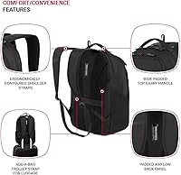 Vista 2 de SwissGear Shield Mochila para portátil, Negro