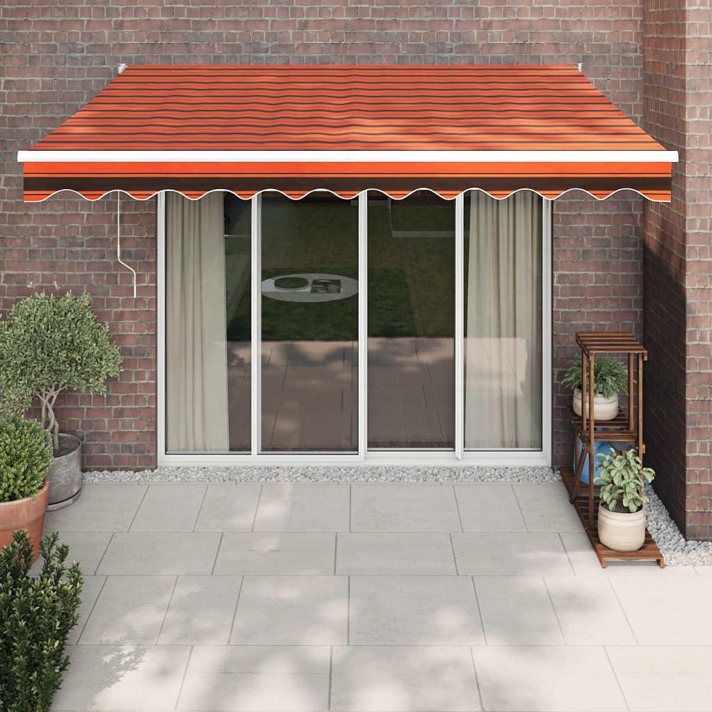 Store électrique avec télécommande contre la chaleur de terrasse 3x2,5m