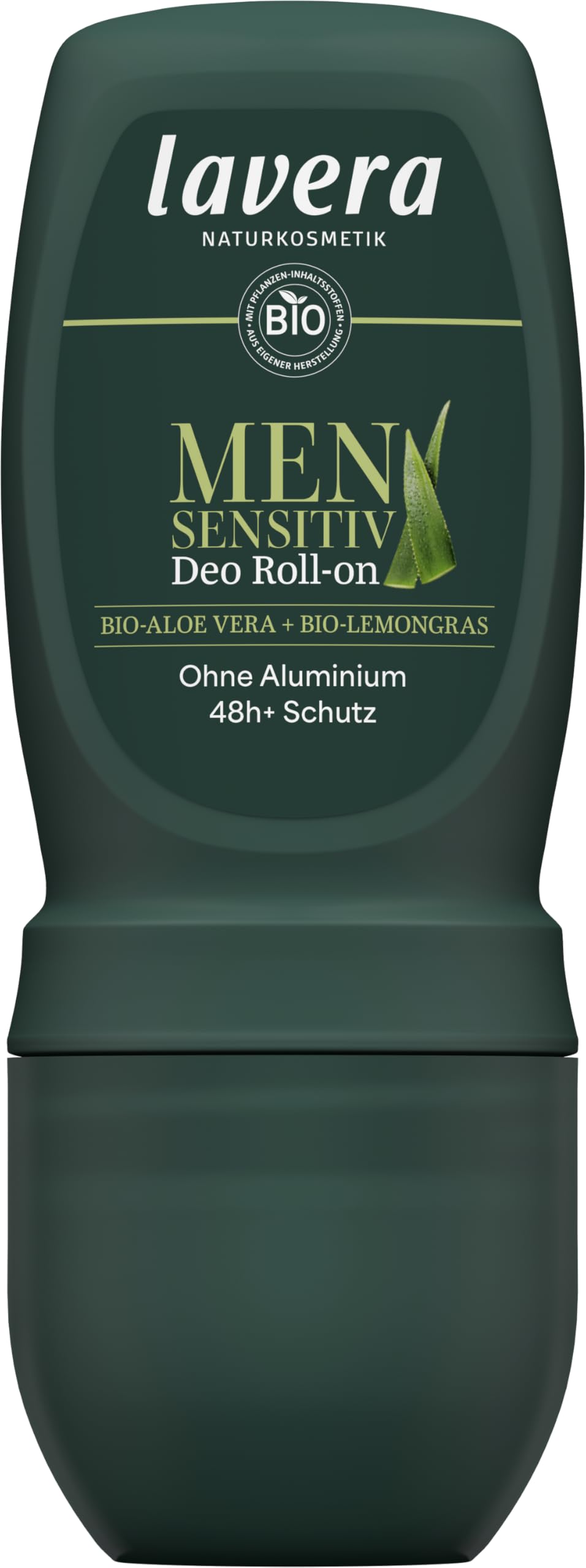 lavera Men sensitiv dezodorant w kulce – ochrona 48 h – bez aluminium – niezawodny w przypadku sportu – wegański – naturalny kosmetyk – 50 ml | Ochrona 48 godzin, niezawodna w przypadku uprawiania sportu, naturalnych kosmetyków, wegański, dezodorant do sk