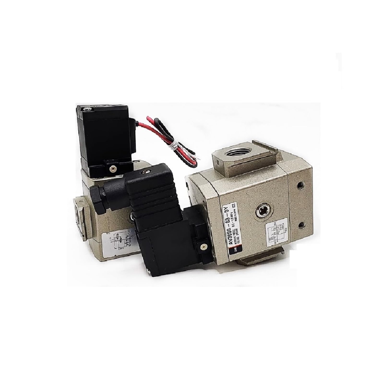 Vanne de démarrage progressif AV2000-02-5GB pneumatique pour circuit d'air comprimé