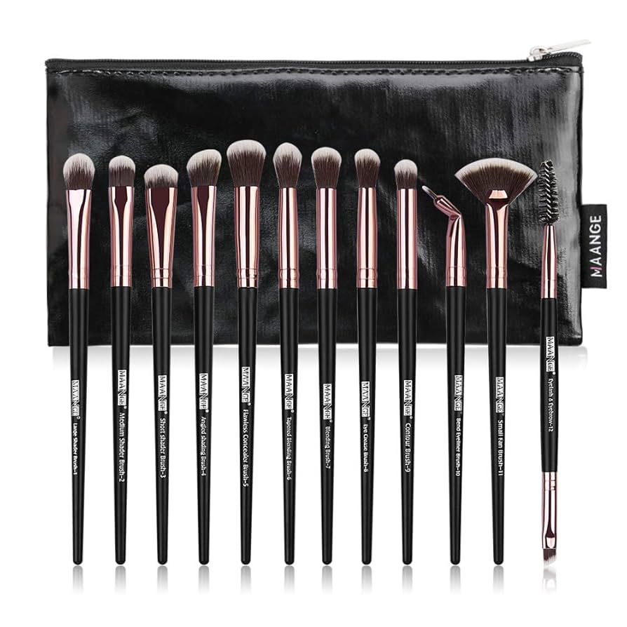 メイクブラシセット 12本 Plaisiureux メイクブラシ 12本 メイクブラシセット 化粧ポーチ