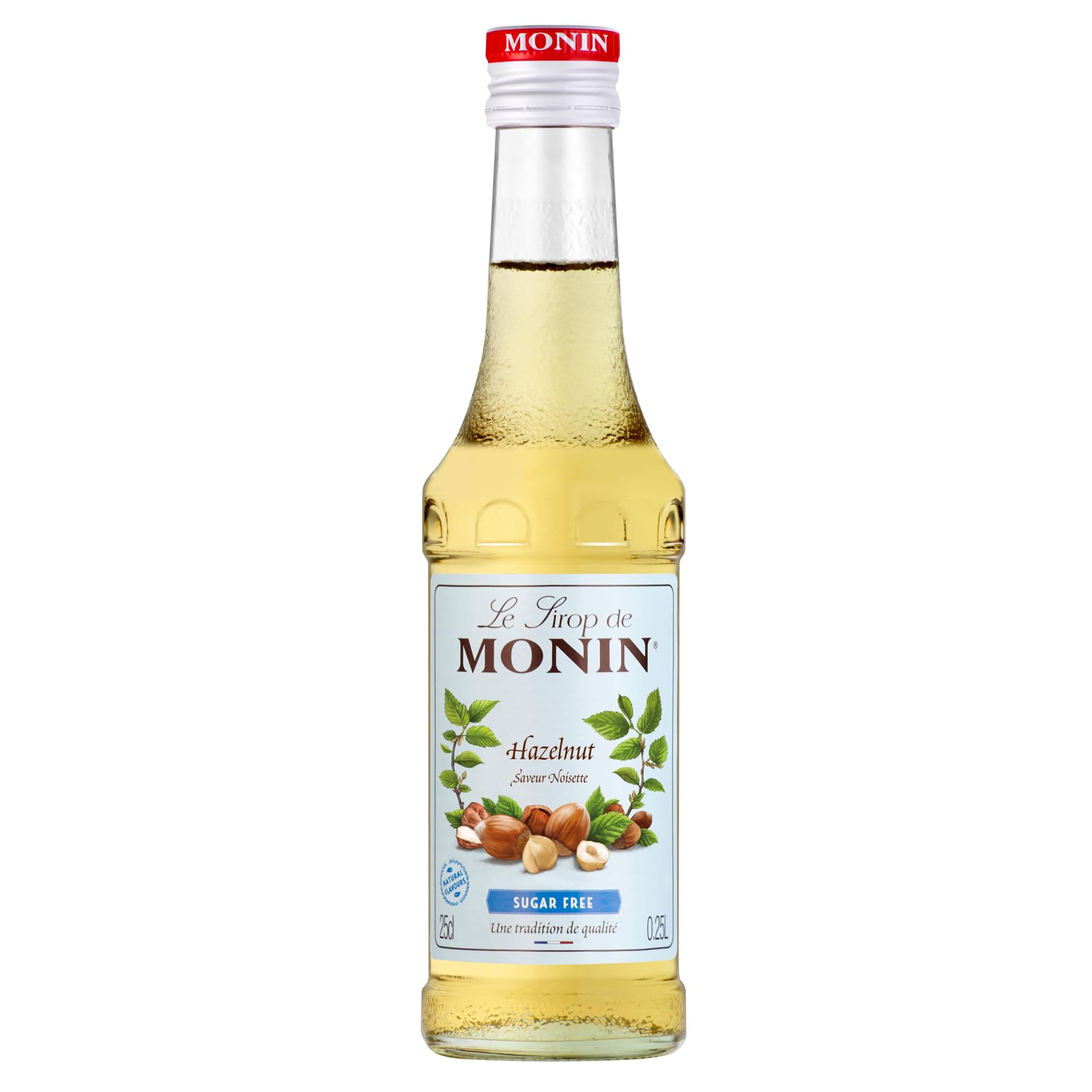 MONIN - Coffret collection sans sucre pour Boissons Chaudes - Caramel, Noisette et Vanille - 3x25cl