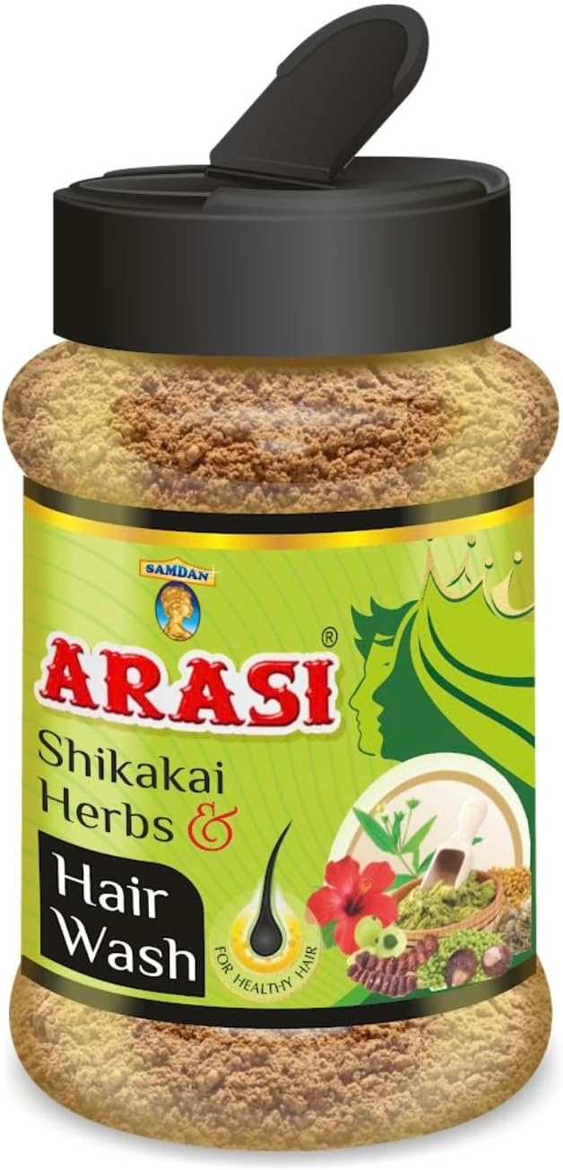 ARASI Herbal Hair Wash Powder- Natural Shampoo Powder(With Goodness of 15 Herbs) (200 g)