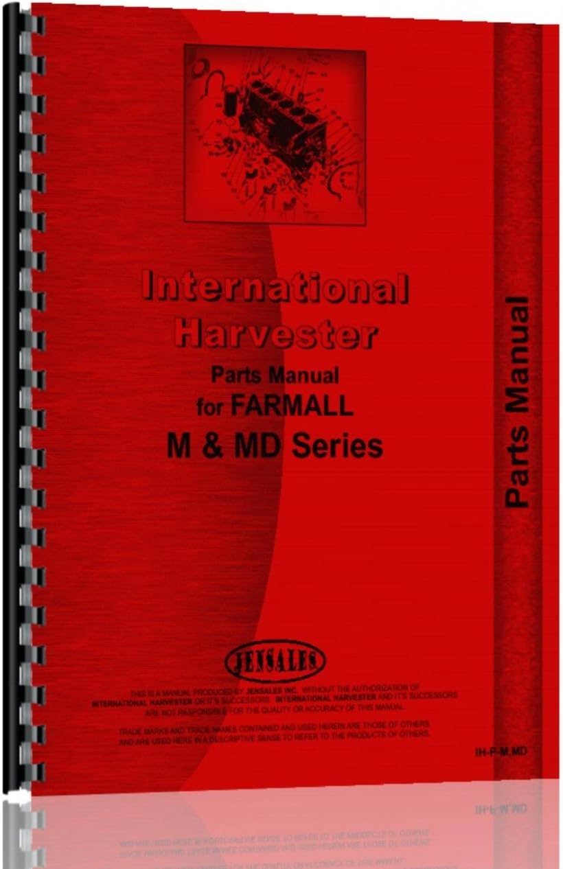 Amazon Com Farmall M Tractor Parts Manual 1939 54 All Patio Lawn Garden