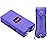 FIGHTSENSE Self-Defense Kit 1/2oz Pepper Spray & Mini Stun Gun for Men & Women,25 Burst,12 Foot Range,1.60 C Painful Charge,LED Flashlight,Safety Switch (Violet)
