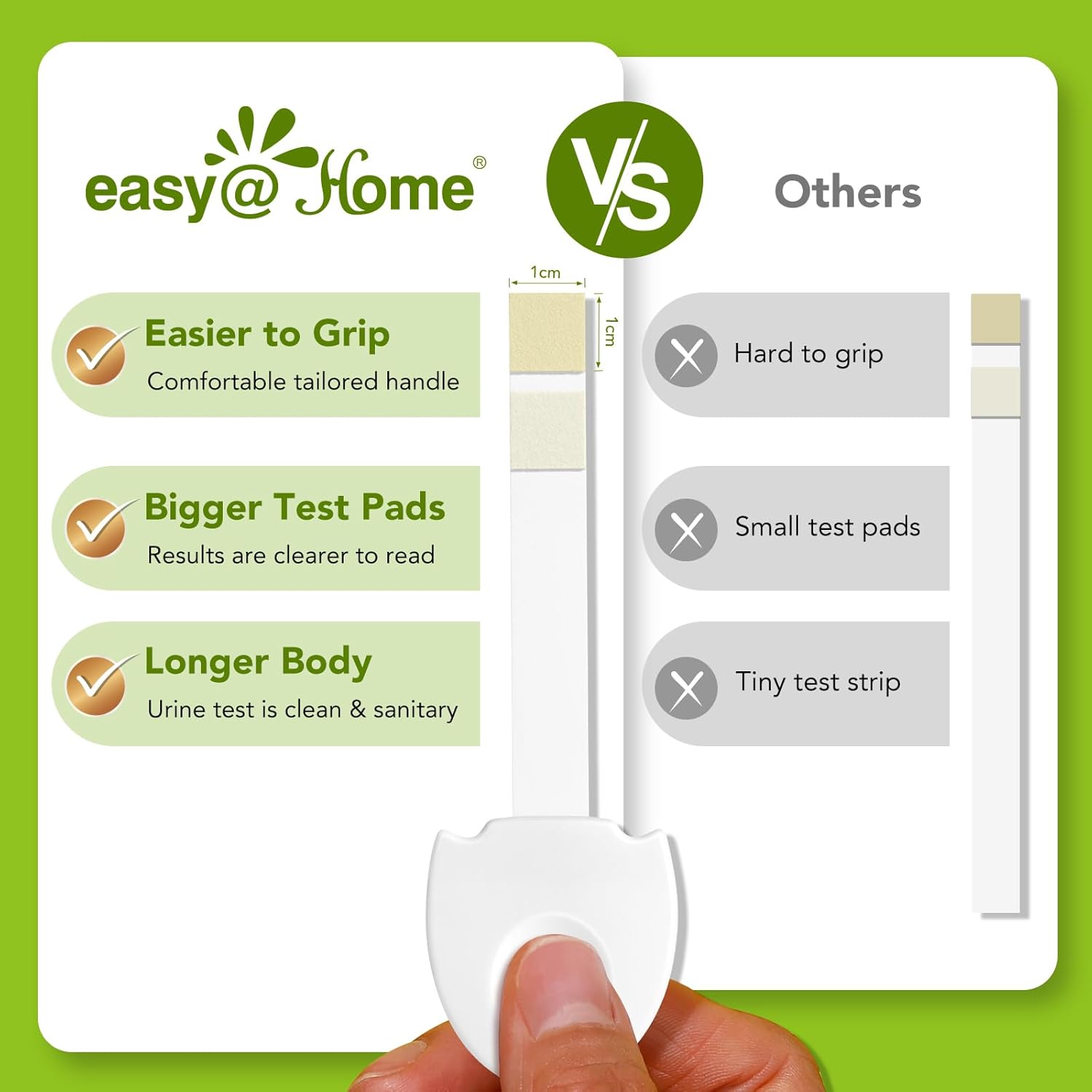 Easy@Home UTI Test Strips for Women: 4 Pack Highly Accurate UTI Test Strips Detect Urinary Tract Infection, Urine Testing Kit Individually Wrapped, Rapid Urinalysis Results - Image 5