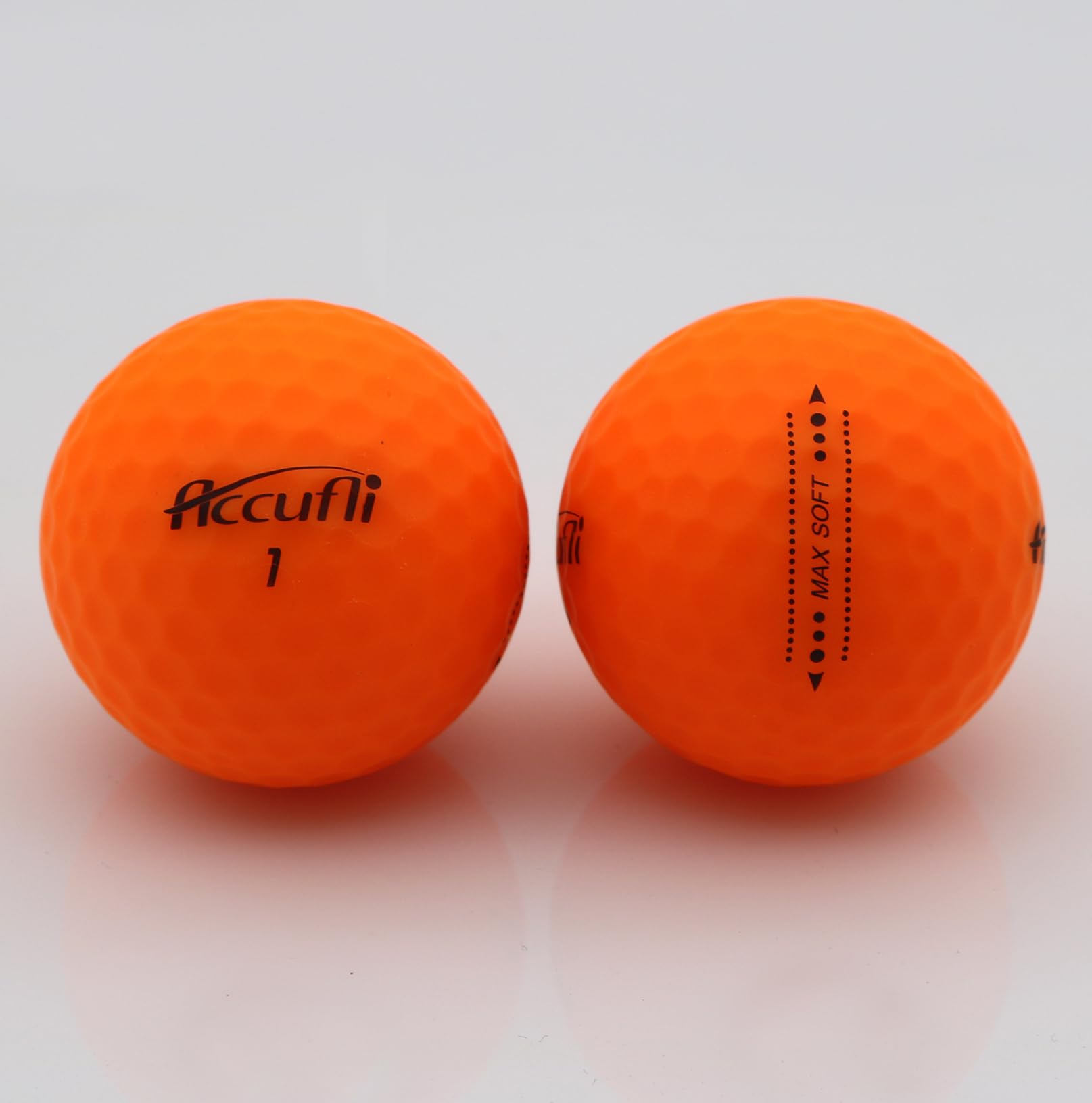 ACCUFLI Max Soft Golfbälle – Weiches Gefühl, Extra Distanz & Hohe Sichtbarkeit