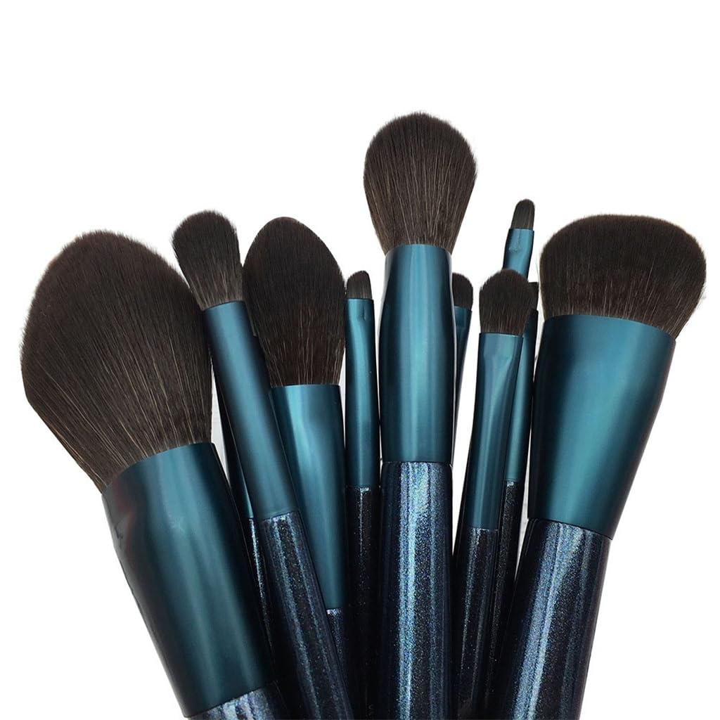 12 szt. Yulan zestaw pędzli do makijażu pędzel do różu pędzel do cieni do powiek Koi Fish Makeup Brush Storage Brush Bag