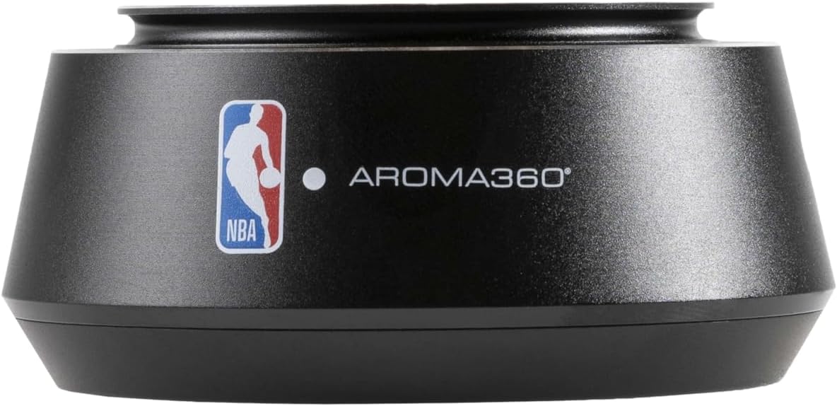 Aroma360 x NBA - Los Angeles Lakers Luxury Portable Essential Oil Car Diffuser - Aromatherapy Oils Scent Car Diffuser - Auto On/Off Wireless Feature - Oil Not Included