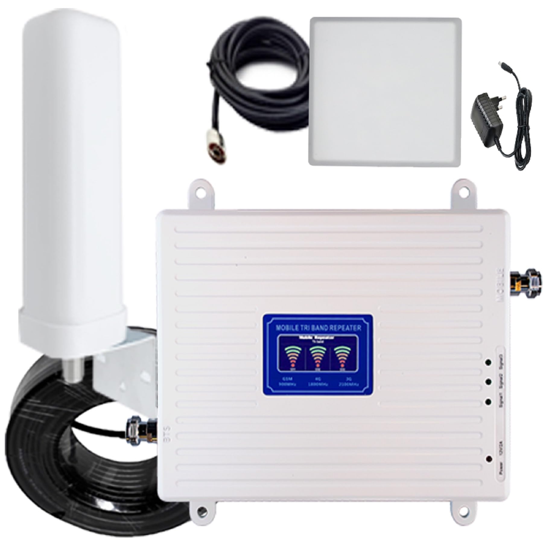 4G 3G 2G GSM LTE WCDMA Amplificatore Segnale Cellulare (800/1800/2100MHZ B20/3/1)