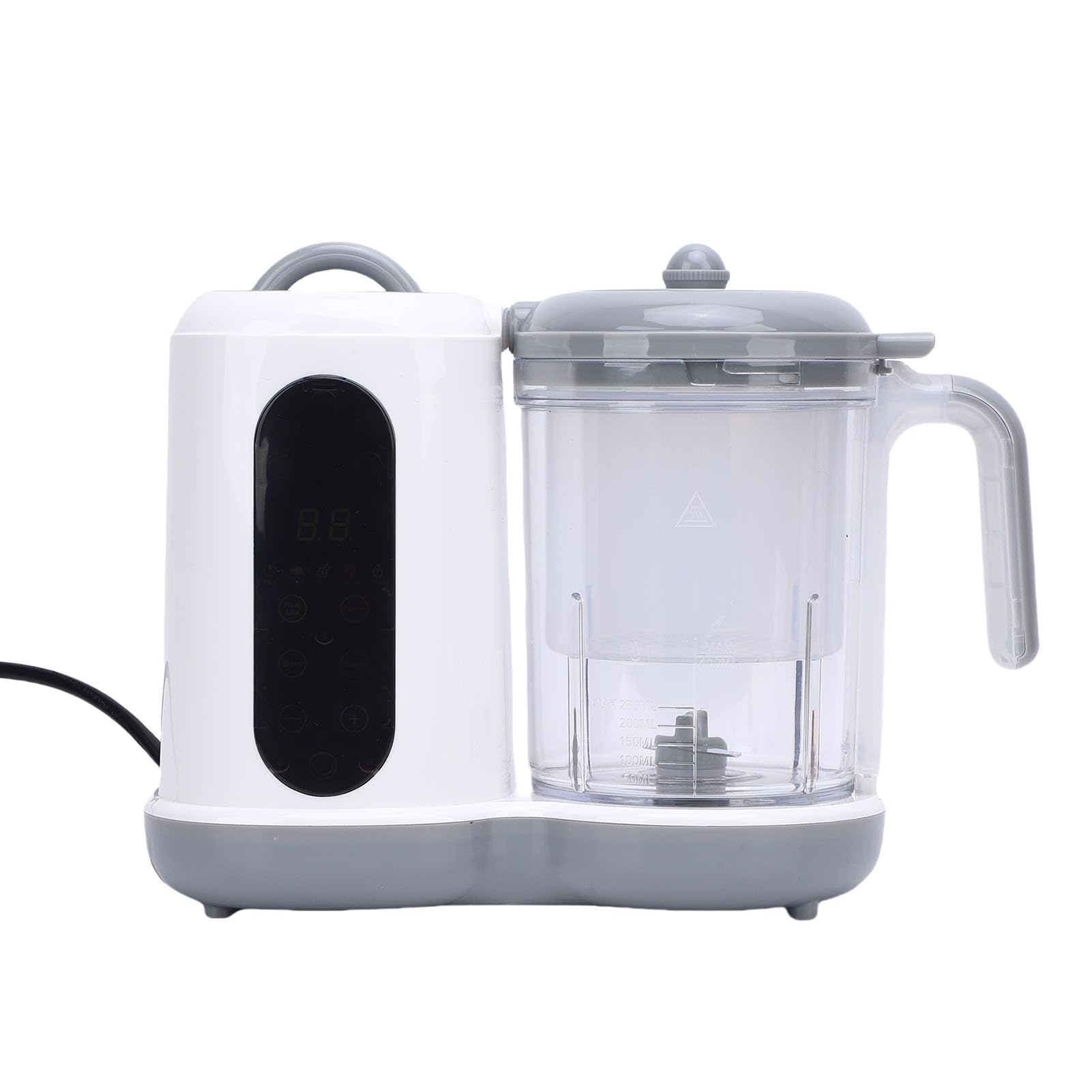 Fabricante de puré de Alimentos para Bebés, Vaporizador de Procesador de Alimentos para Bebés, Máquina de Licuadora Multifuncional, Licuadora de puré de Molienda de un Paso (Enchufe de la UE)