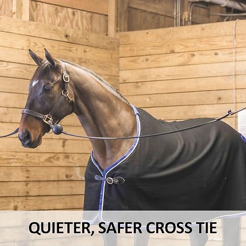 Miniatura 2 de Dura-Tech Quietguard - Corbata cruzada de nailon ajustable, resistente a las masticaciones, protección de pared, longitud ajustable, liberación