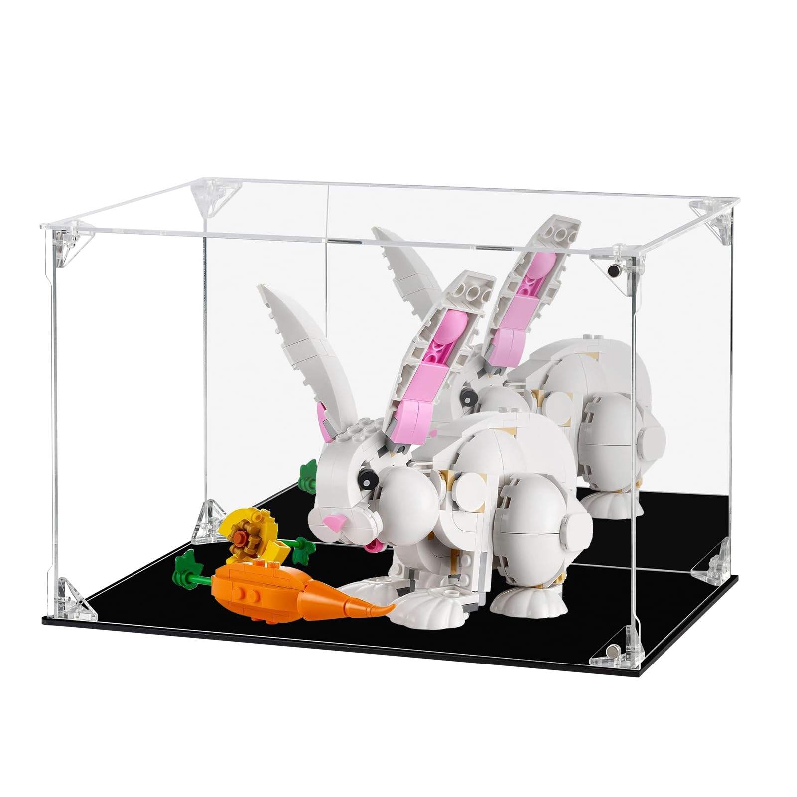 Display Case for Collectibles Assemble Clear Acrylic Box Alternative Glass Case for Display Action Figures Home Storage Organizing Toys (30x20x20cm B)