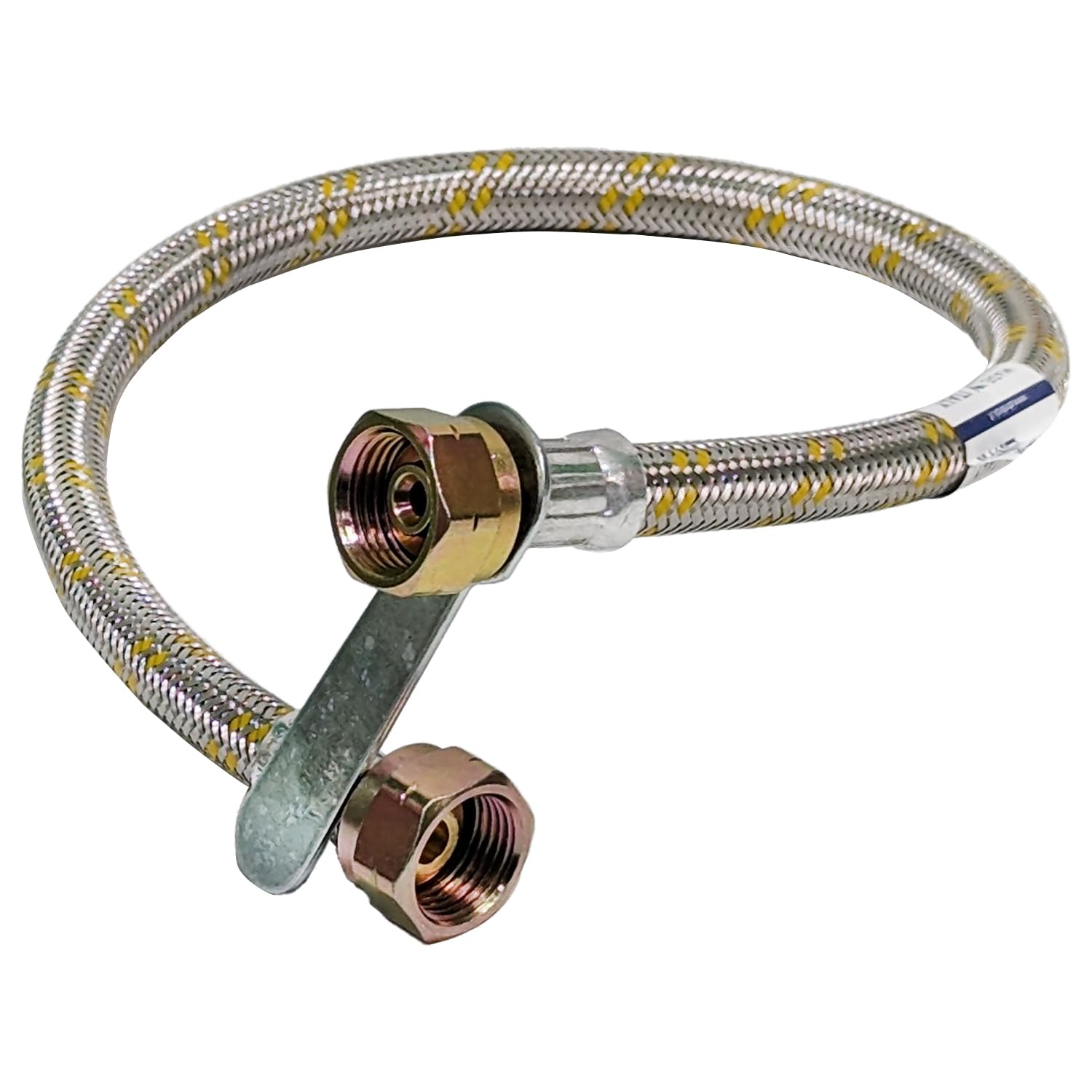 Sicignano | Manguera de GLP, F/F – Gas propano butano líquido – Conexión para manguera conforme a UNI CIG 7140 – con llave, 20 x 14 mm, presión máxima 10 bar (100 cm)