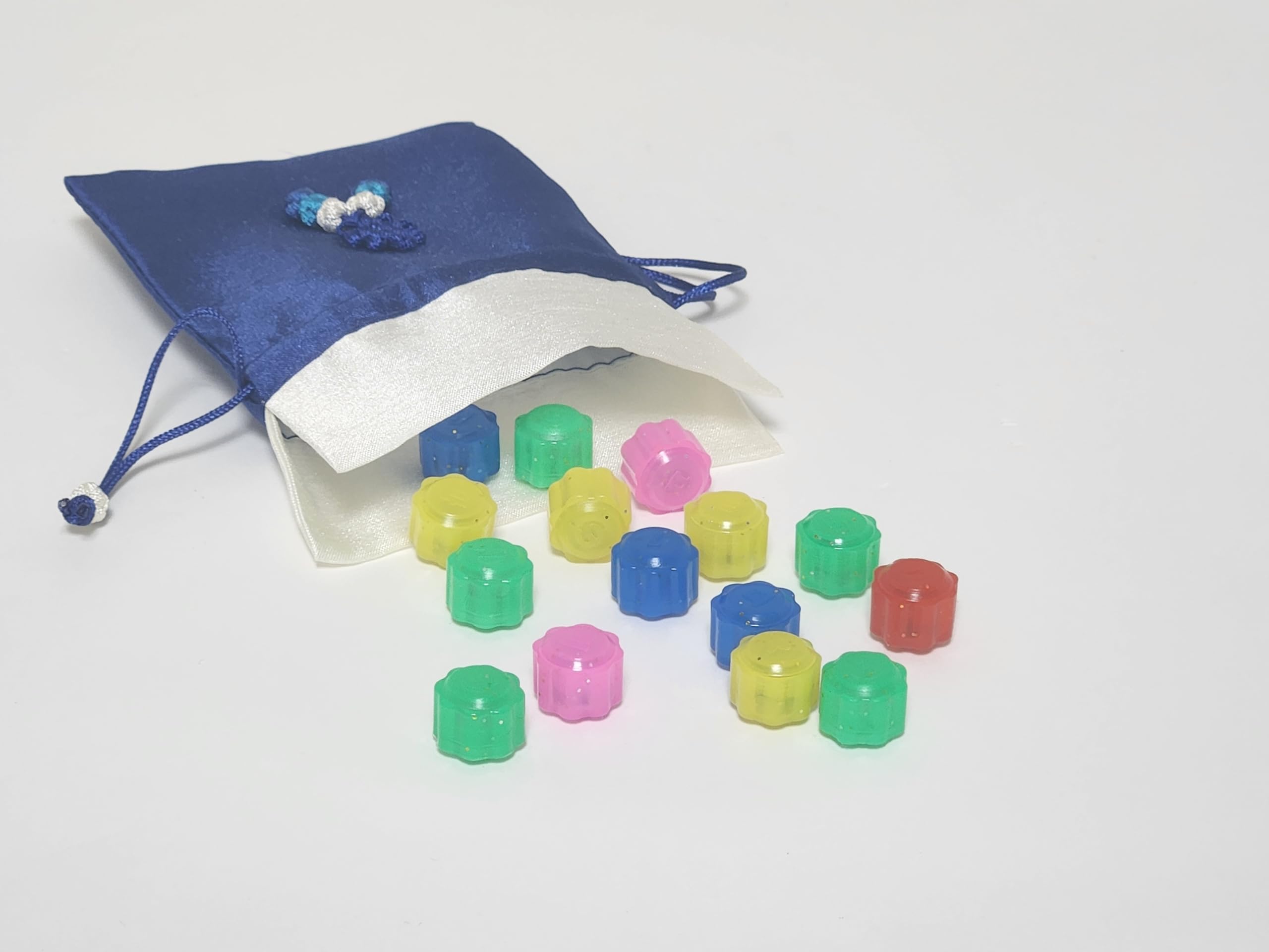 Gonggi Konggi Gong Gi Korean Jacks Stone Game 15Pieces with Lucky Bag