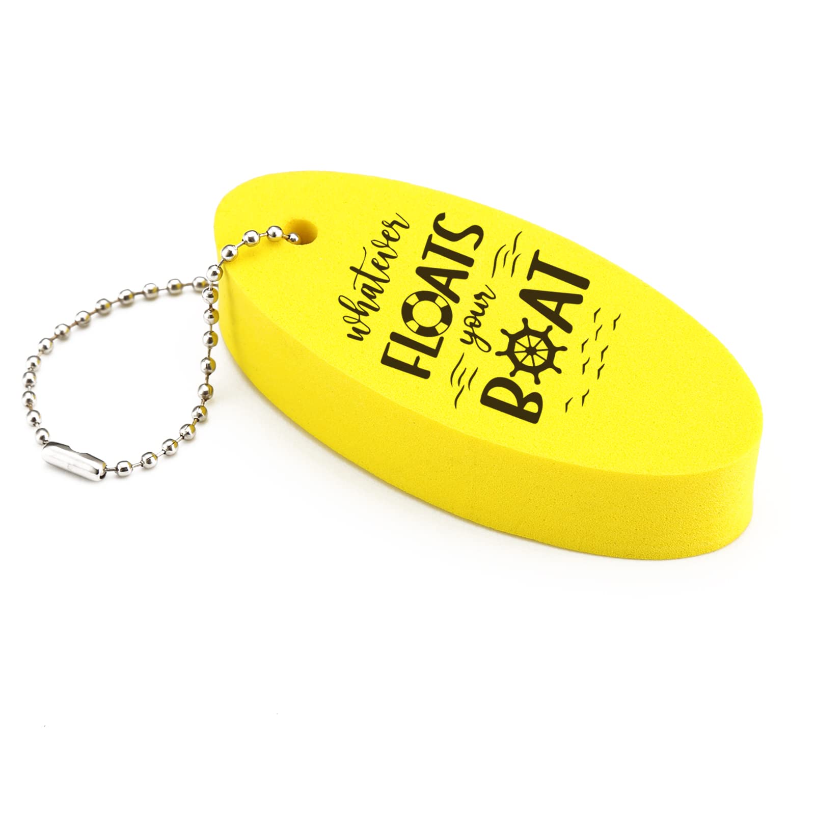 Floats Your Boat Funny Foam Floating Keychain Gift For Sailing Boating Lover Floater Boat Keys Chain Gifts for Swimming Diving Floating Keychain For Boat Keys For Surfing