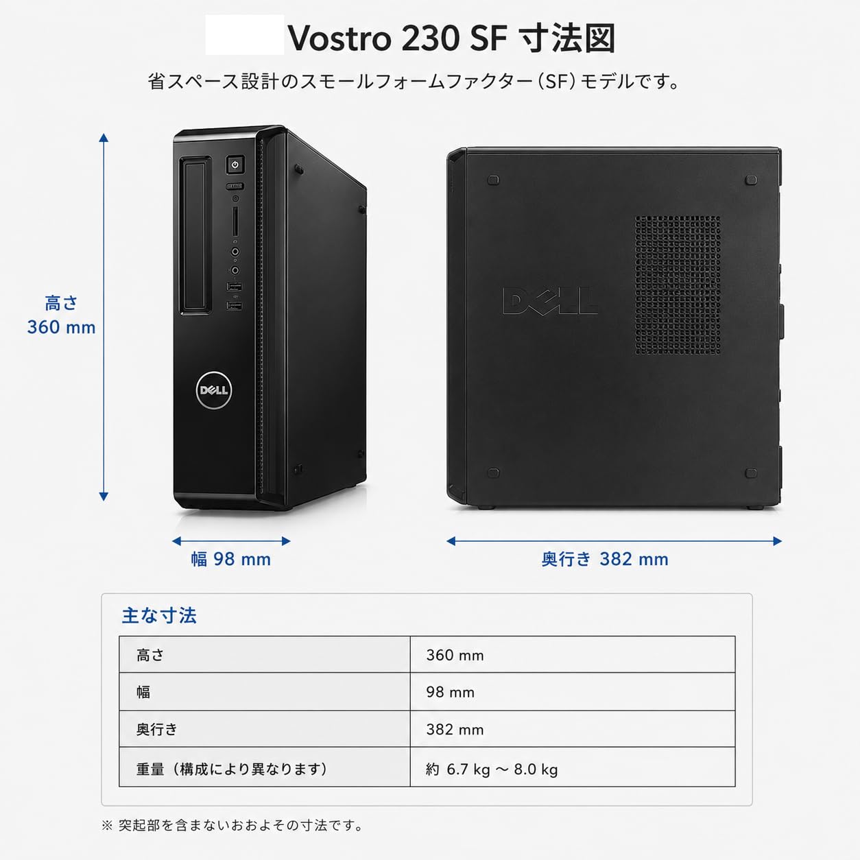 Amazon.co.jp: 中古パソコンデスクトップ D E L L Vostro 230 希少
