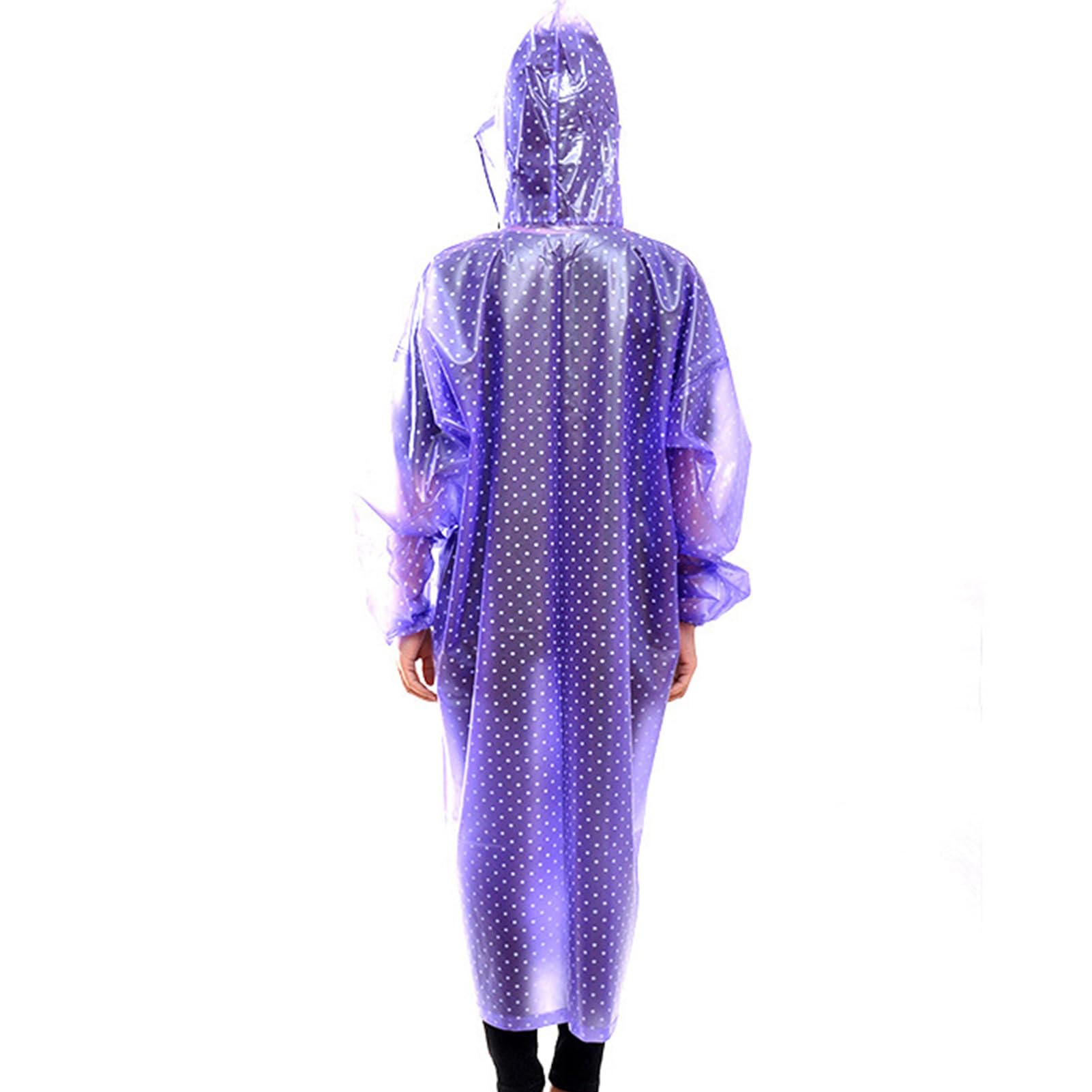 Lange Regenanzüge PVC Kapuze Wasserdichter Regenmantel Outdoor-Arbeitsponcho Hochelastisch Langlebige Regenbekleidung Für Männer Frauen