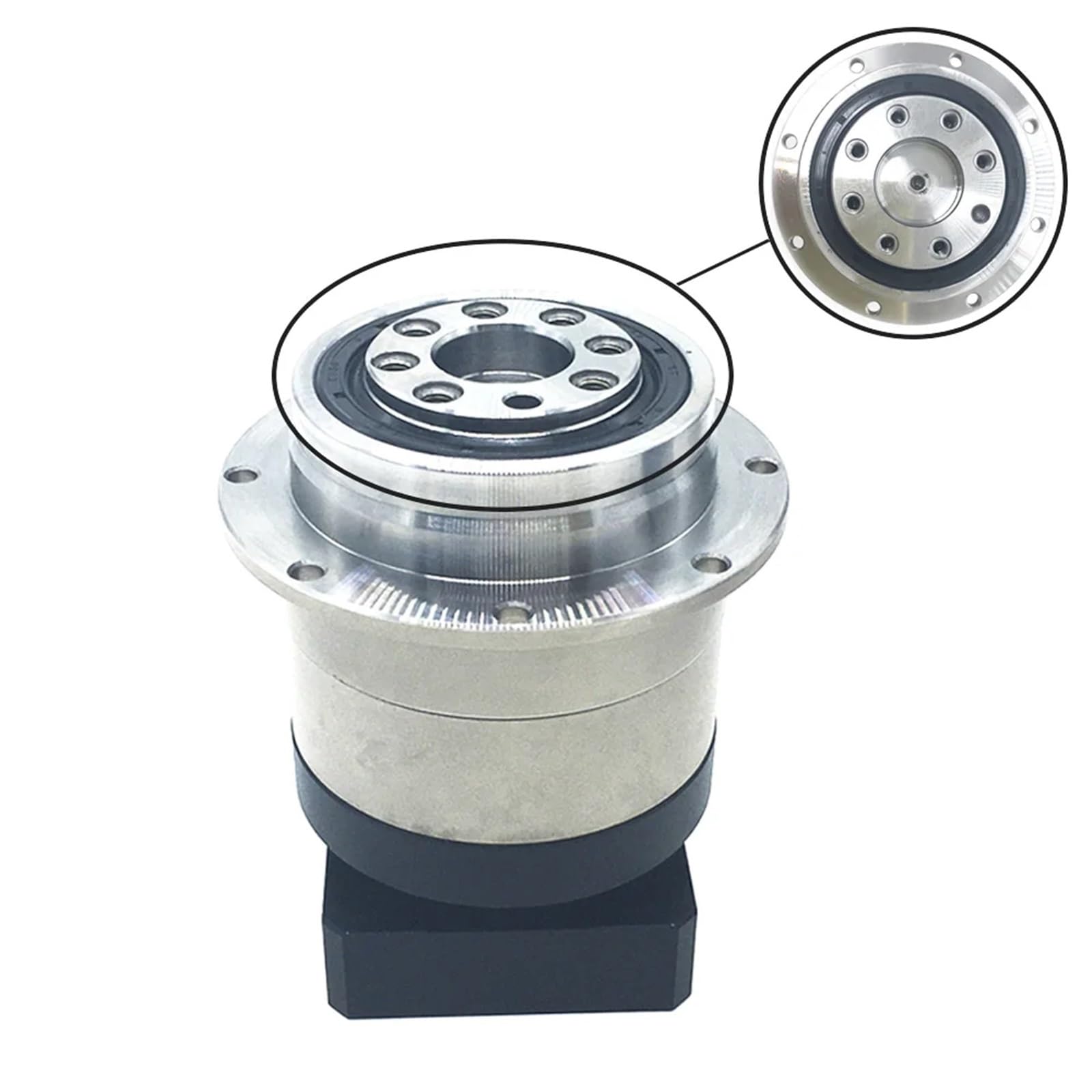 Planetengetriebe mit Flanschausgang, Stirnradgetriebe, 60 mm, 400 W, Servo, Nema23, Schrittmotor, Präzisionsgetriebe, 1 Stück(Ratio 100 to 1,8mm Input)