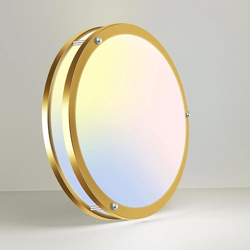 libtit 13 Inch Flush Mount Ceiling Lights, Dimmable 3000K-6500K