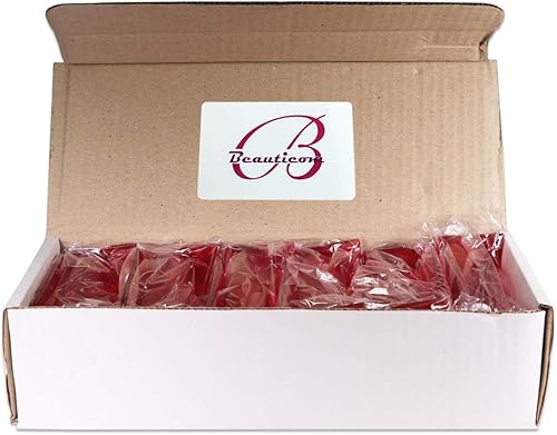 Miniatura 6 de Beauticom® Soporte de plástico para tarjetas de visita de color transparente para encimera (rojo transparente, 600 piezas (estuche maestro)