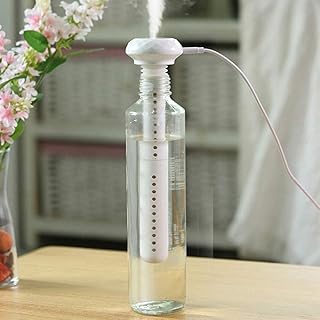 Diaod Humidificateur d'air Portable USB Bouteille de Diamant Diffuseur Diffuseur de Brouillard pour la Maison Humidification Humidification détachable (Color : A)