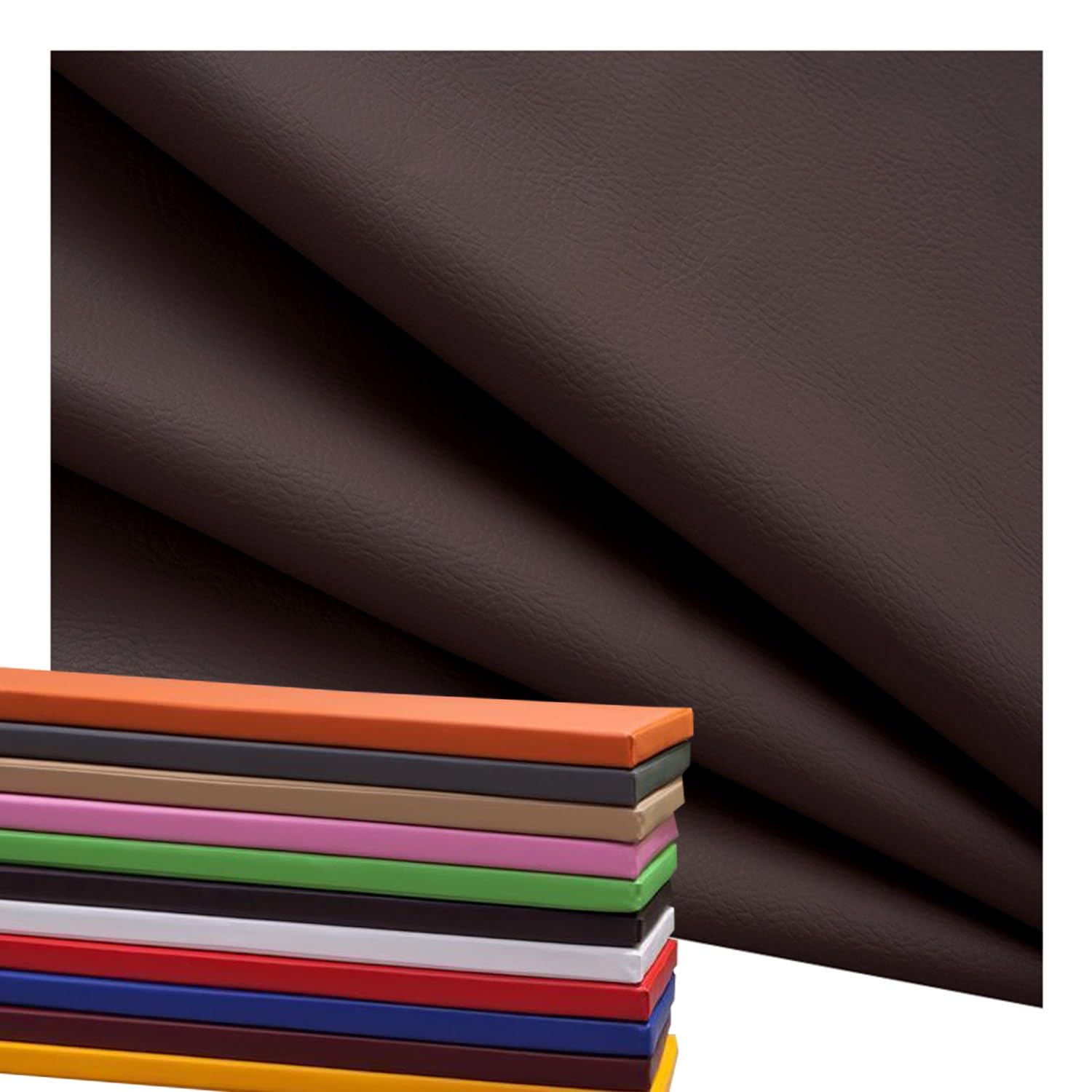 AQIGR Waterproof Bench Cushion Cover Only for Long Window Seat 120 x 40 150x45 100x35 PU Leather Bench Pad Covers 5cm Thicken for Indoor Outdoor Kitchen Tatami Garden(Dark brown,150x45x5cm)
