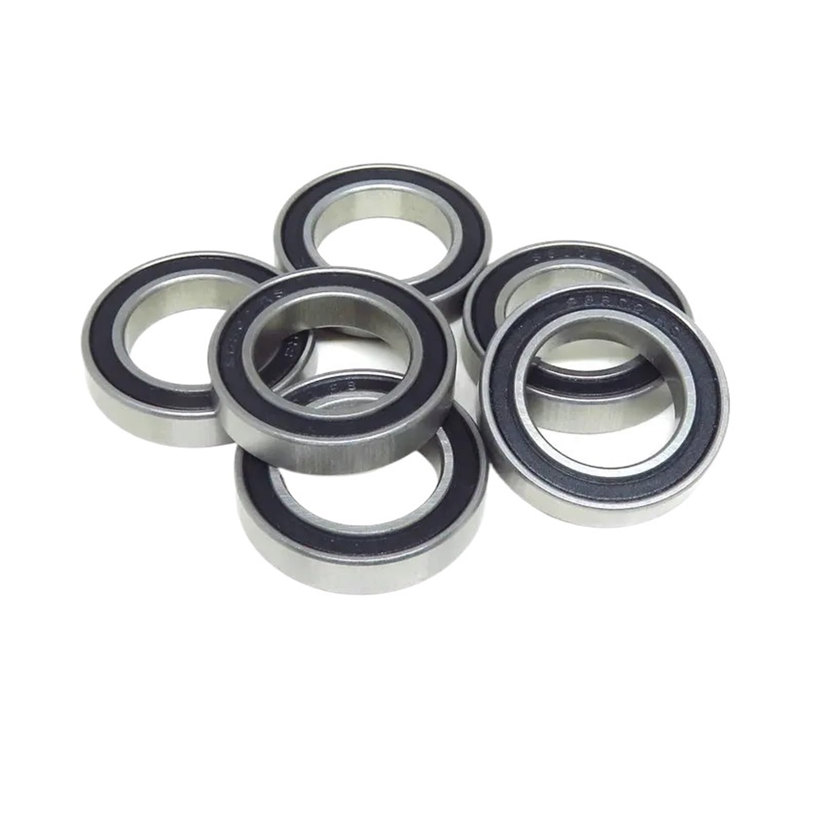 Lot de 10 roulements à billes inférieurs for moyeu de vélo 6802 2RS 15 x 24 x 5 mm 6000 6001 6803 6804 6805 6806 6900 6901 6902 6903 6904 RS(10pcs 6902RS 15x28x7)