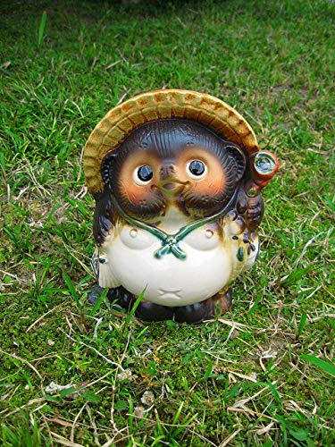【翔】信楽焼 福狸 たぬき　開運たぬき　陶製 日本製　縁起物 Amazon.co.jp: 信楽焼 タヌキ 八相縁起の幸運を呼ぶ福狸 商売