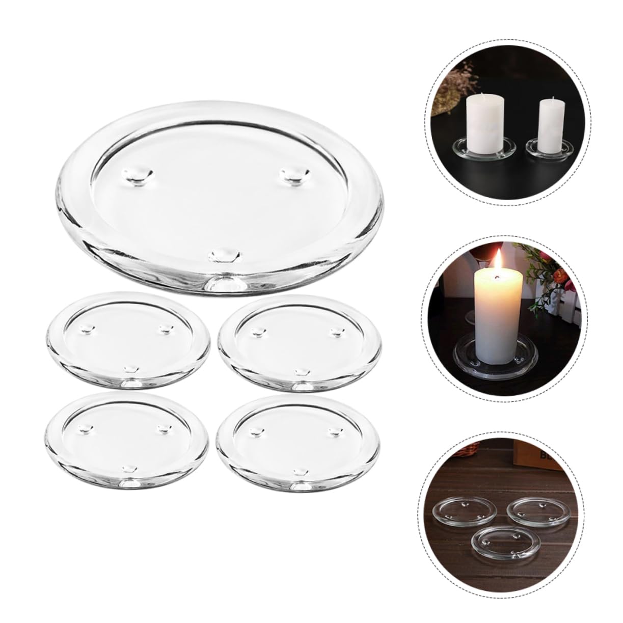 Kerzenhalter Tablett Platte Kreativer Duftkerzenhalter Für Stumpen- Und Teelicht Hochzeitsdekor Home Decorative