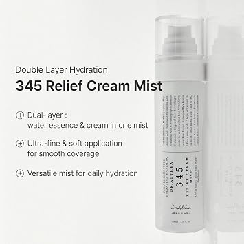 Dr.Althea 345 Relief Cream & Mist Duo, Korean Vegan Skin Care Set