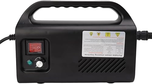 Miniatura 6 de Limpiador a vapor presurizado de mano, 2500 W, 3 cabezales de cepillo, 2 arandelas, manguera de extensión, vaporizador multiusos para manchas,