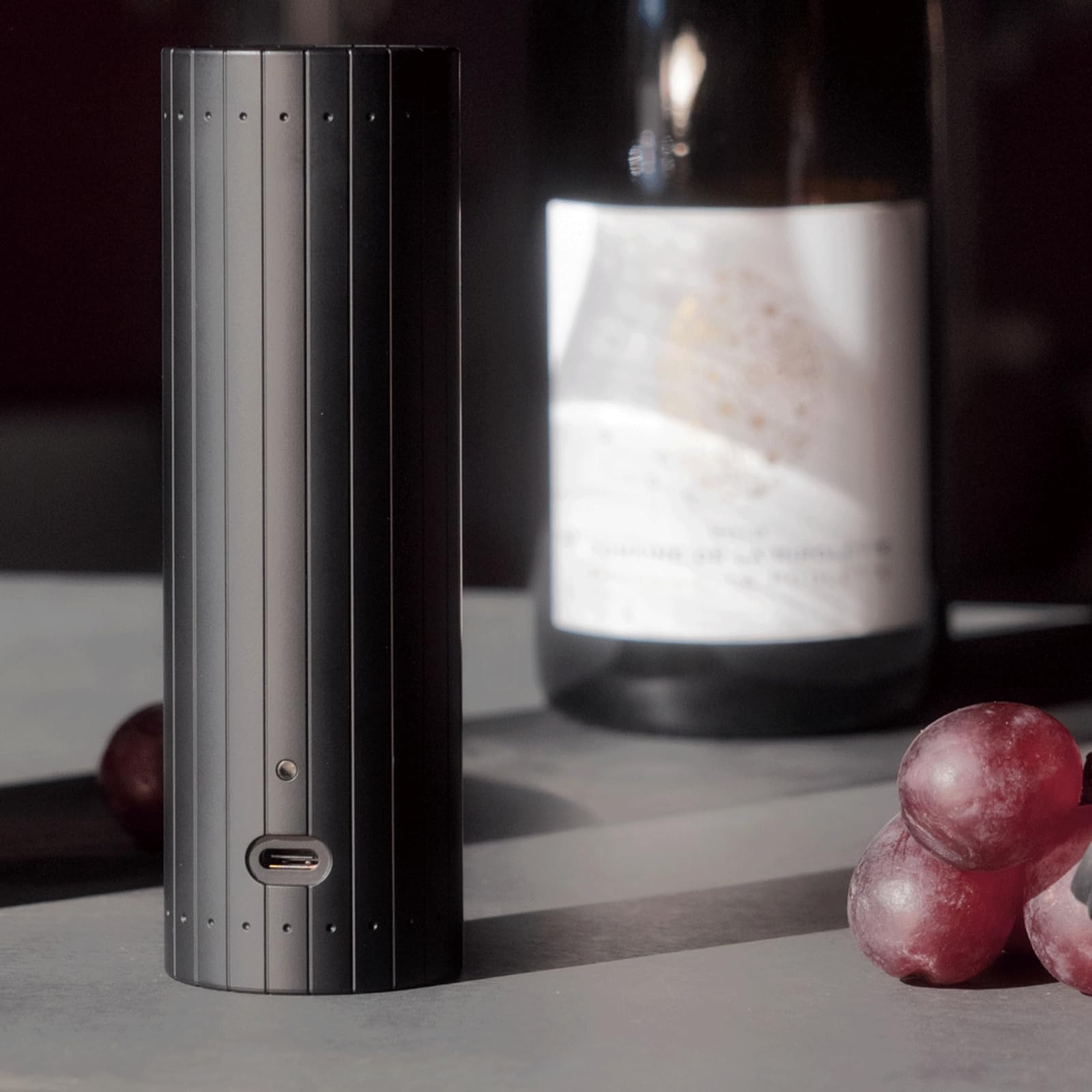 L'ATELIER DU VIN - Gard'Vin On/Off Power + 3 bouchons - Pompe à vin électrique
