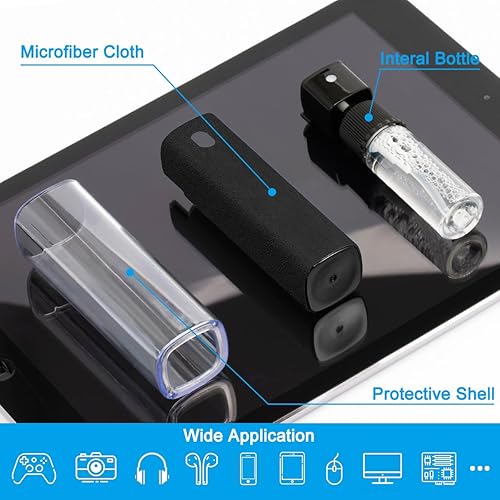 Miniatura 2 de walrfid walrfid - Limpiador de pantalla táctil, kit de limpieza walrfid para teléfono inteligente electrónico, TV, laptop, tableta, PC, pantallas
