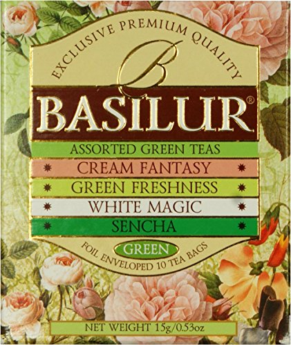 Chá Verde Sortido Basilur 10 sachês