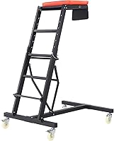 Vista 9 de VEVOR Creeper Automotriz Superior, con Altura Ajustable de 49.6" a 75.6", Capacidad de 400 LBS, Creeper Alto, 4 Ruedas Giratorias, Creeper