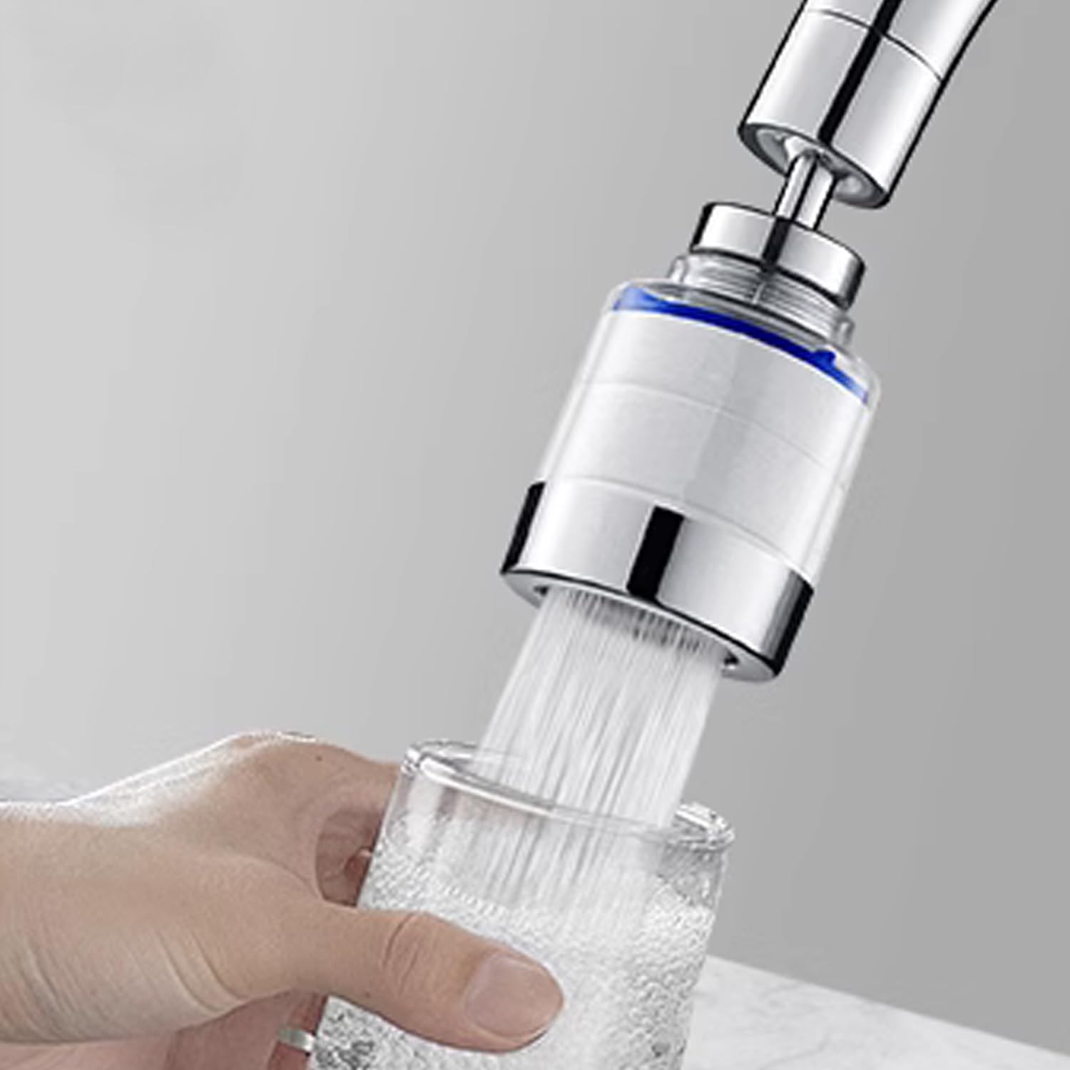 HASLED Pièces Élément de Filtre a Eau Robinet Anti Calcaire en Coton PP pour Cuisine Salle de Bain