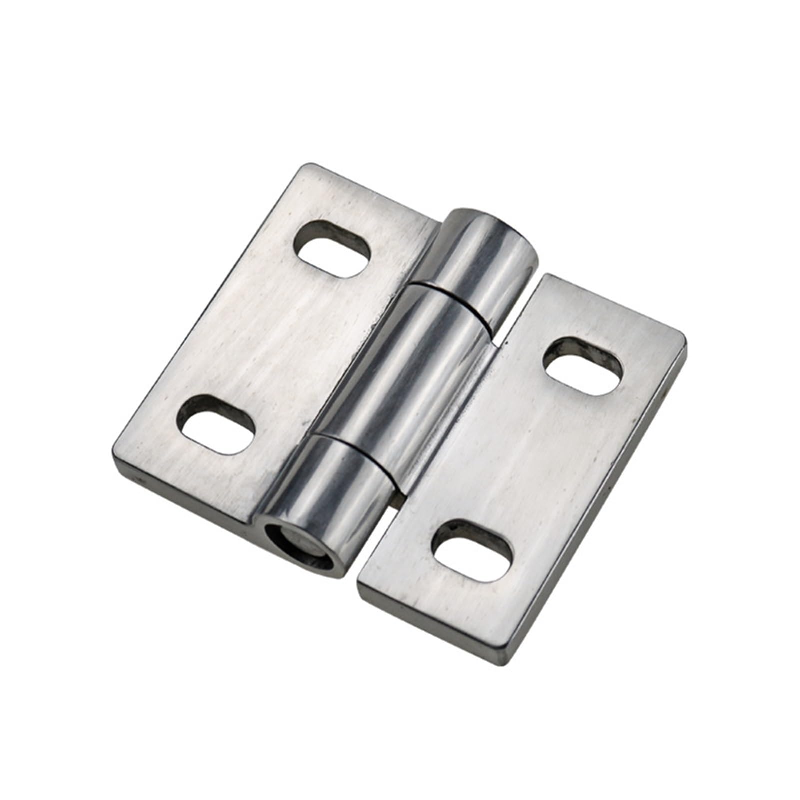 Charnière à trou transversal inox épaisse pour porte de machine