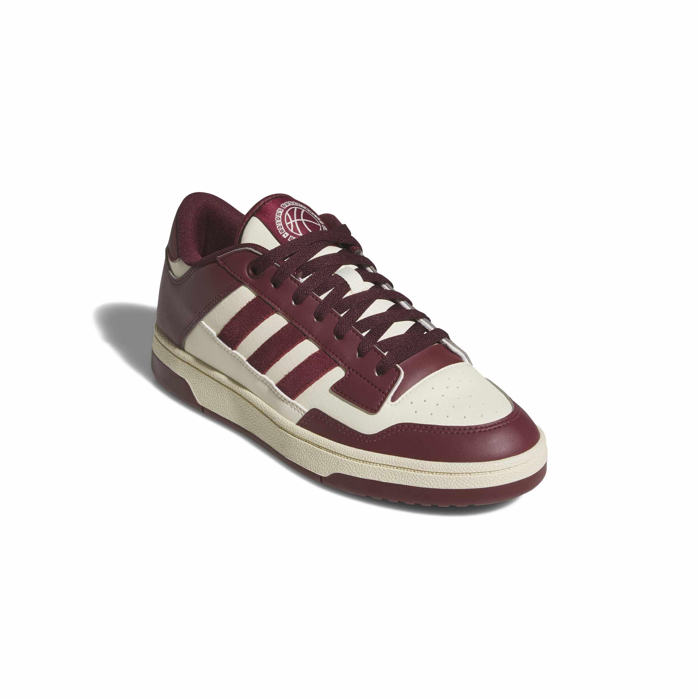 adidas Uniseks Rapid Court Low Shoes, cream white/shadow red/shadow red, 46 EU