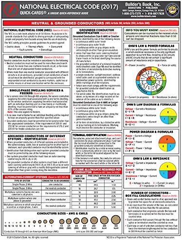 2017 National Electrical Code NEC Quick-Card