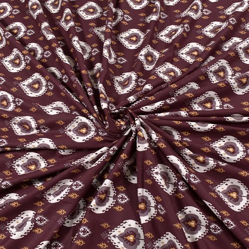 Image of Huesland by Ahmedabad Cotton 144 TC Cotton Elastic Fitted Bedsheet King Size with 2 Pillow Covers | 72 x 78 inches